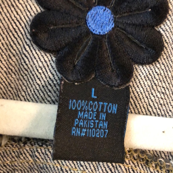 Jean jacket hand made - Picture 2 of 8